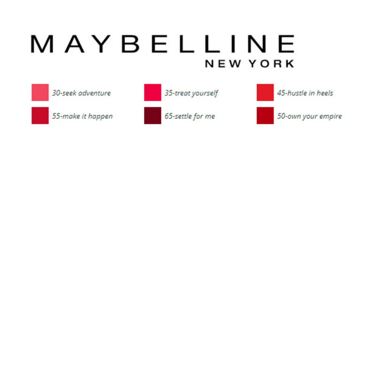 Rouge à lèvres Superstay Ink Maybelline