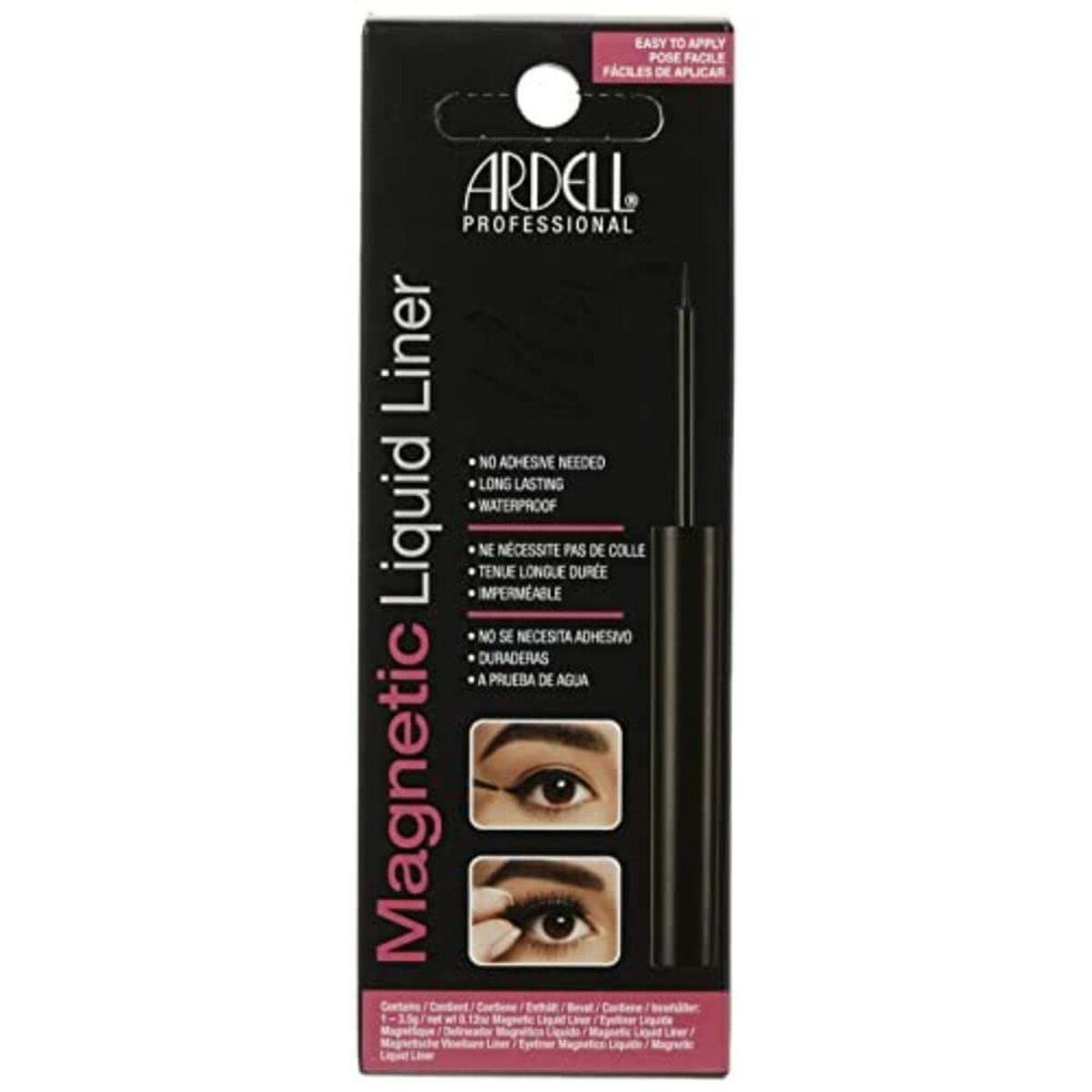 Eyeliner Ardell Magnetic Faux cils Noir 3,5 g