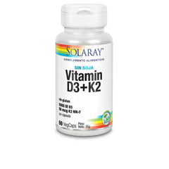 Capsules Solaray 8479765 Vitamine D3 Vitamine K2 60 Unités (60 uds)