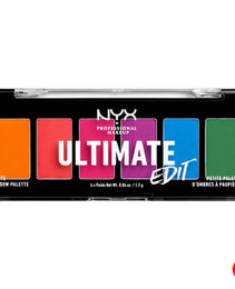 Palette d'ombres à paupières Ultimate Edit NYX (1,2 g x 6)