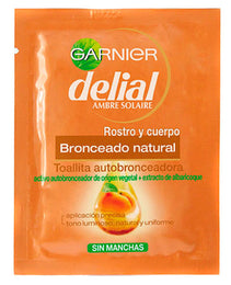 Lingettes Autobronzantes Delial Bronceado Natural (1 ud) 5,6 ml