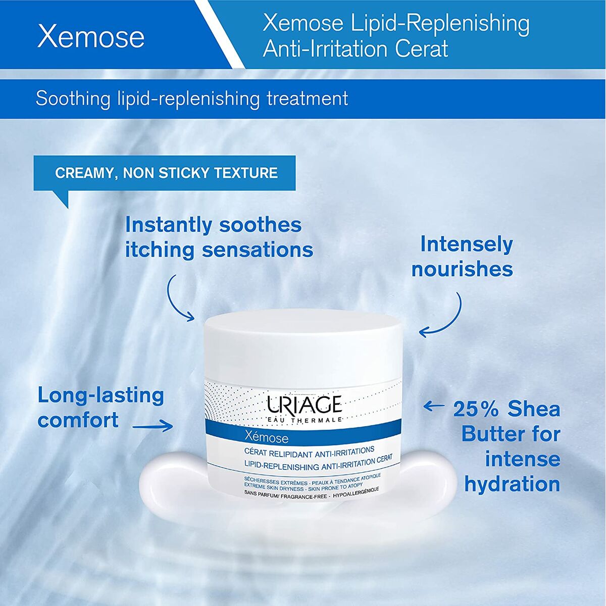 Crème de jour Uriage Xémose 200 ml