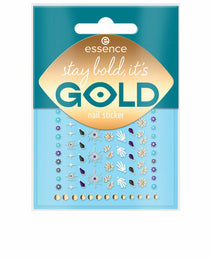 Autocollants pour ongle Essence Stay Bold, It's Gold 88 Pièces