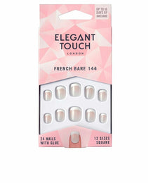 Faux ongles Elegant Touch French Xs 24 Pièces (24 uds)