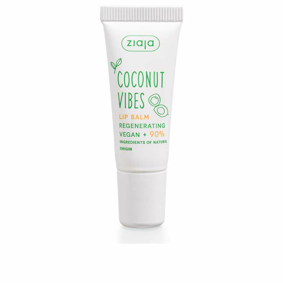 Baume à lèvres Ziaja Coconut and Orange Vibes 10 ml Régénérant