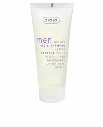 2-in-1 Gel et shampooing Ziaja Men Verveine citronnelle Homme 200 ml