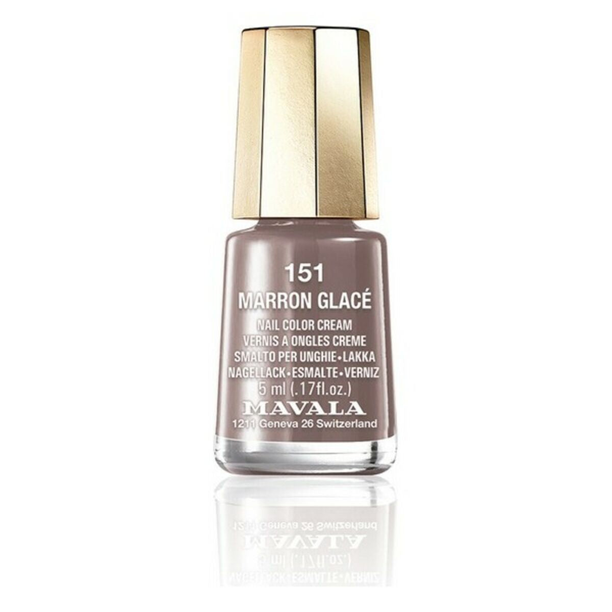 Vernis à ongles Nail Color Cream Mavala 151-marron glace (5 ml)