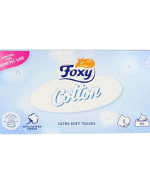 Mouchoirs en Papier Facial Cotton Foxy (90 Unités)