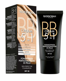 Crème Hydratante avec Couleur BB Cream Deborah 2524102 5 en 1 Nº 5 5 ml