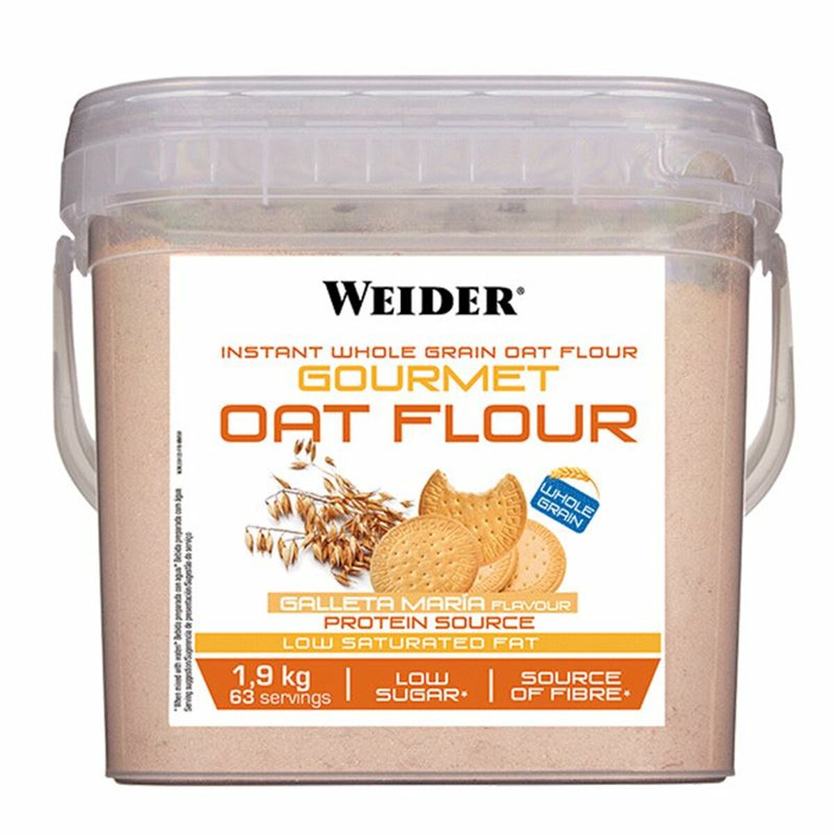 Farine d'avoine Weider Gourmet Biscuits (1,9 kg)