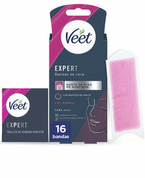 Bandes Épilatoire Faciales Veet Expert (16 Unités)