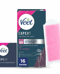 Bandes Épilatoire Corporelles Veet Expert Aisselles (16 Unités)