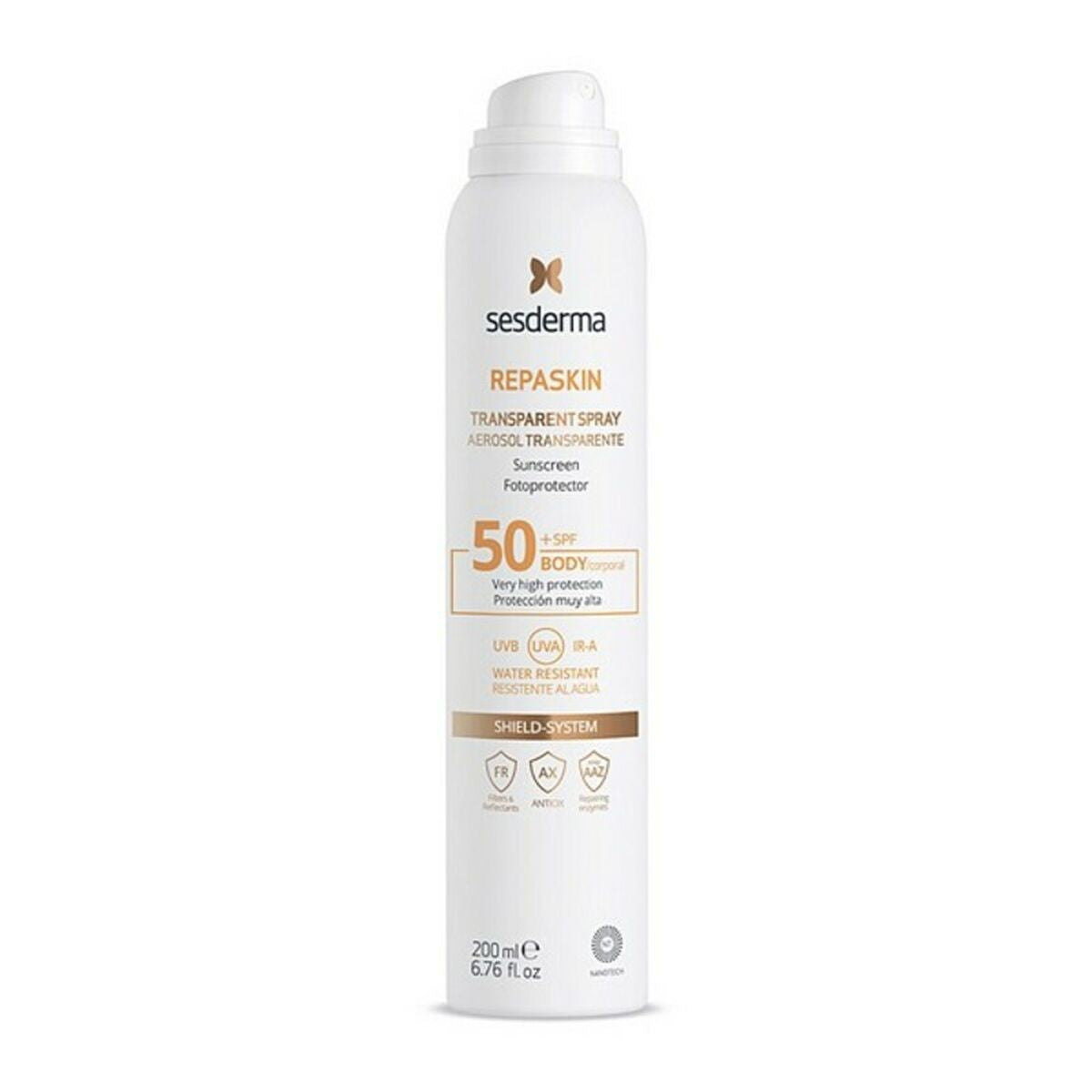 Spray Protecteur Solaire REPASKIN CORPORAL Sesderma Spf 50+ (200 ml) 200 ml SPF 50+