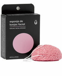 Éponge Faciale Naturbrush Konjac Argile rose