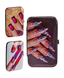 Set de Manucure Plastique Ongles (12 Unités)