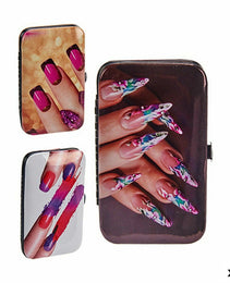 Set de Manucure Plastique Ongles (12 Unités)