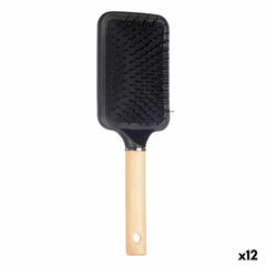 Brosse Marron Noir Bois Silicone Plastique (12 Unités)